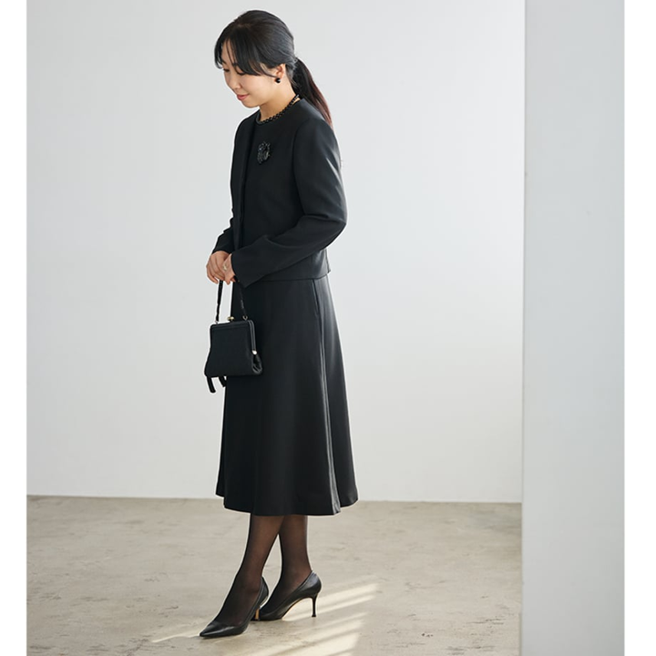 ★ミモレ×ザ ライナー ブラックフォーマルワンピース