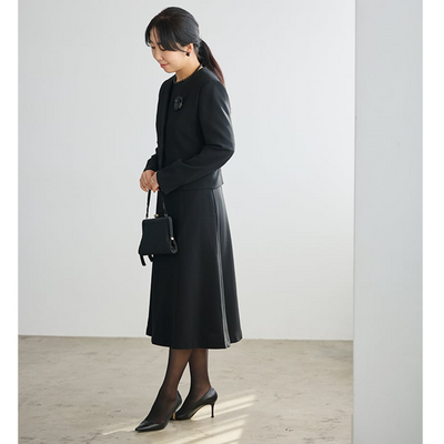 ★ミモレ×ザ ライナー ブラックフォーマルワンピース