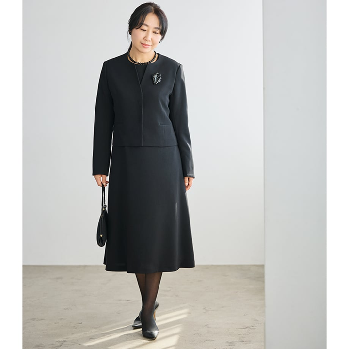 ★ミモレ×ザ ライナー ブラックフォーマルワンピース