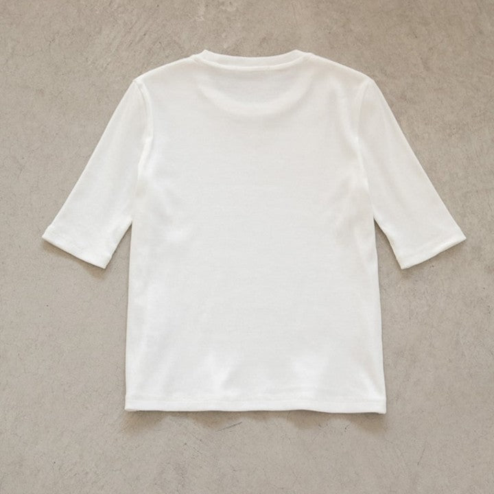 ★【ミモレ別注】スローンリブTシャツ＜ホワイト＞
