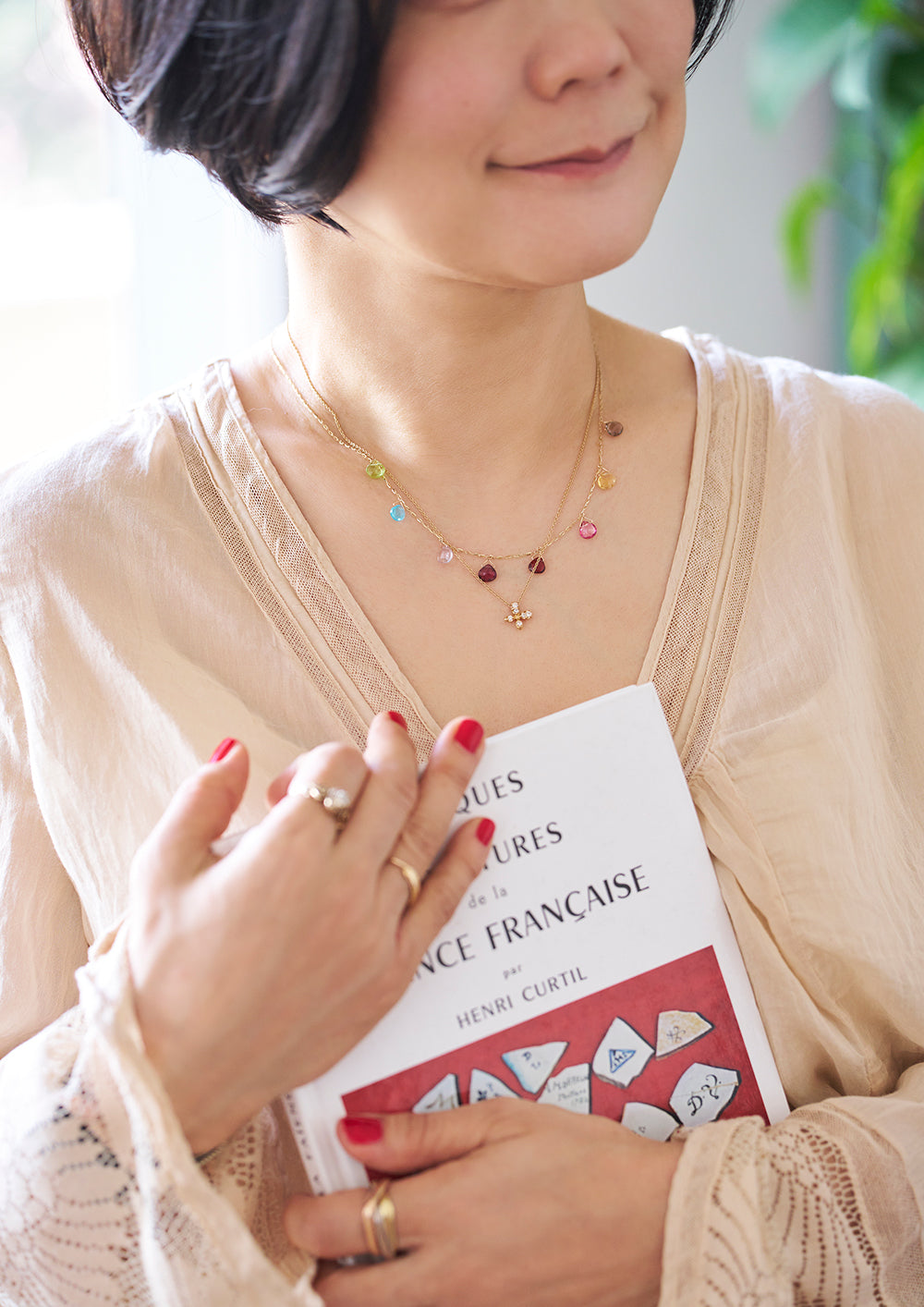 lebooleboo（ルブルブ）のNew Cocopopネックレス GOROGORO BOUTIQUE限定】ル ボンボンのハッピーカラーネックレス