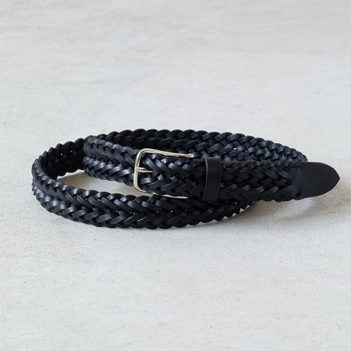 ★【ミモレ別注】マヌエラの牛革メッシュベルト〈シルバー〉【期間限定】