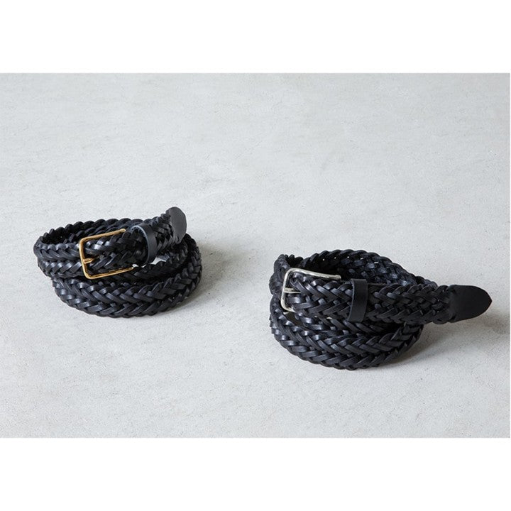 ★【ミモレ別注】マヌエラの牛革メッシュベルト〈シルバー〉【期間限定】