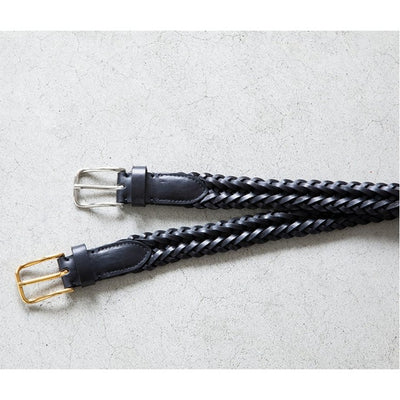 ★【ミモレ別注】マヌエラの牛革メッシュベルト〈シルバー〉【期間限定】