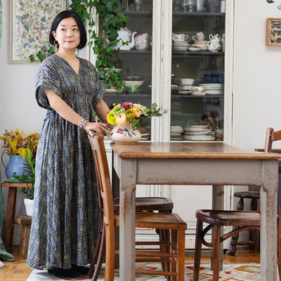 ★＜追加販売＞ミモレ別注・カレンソロジーリバティタックワンピース