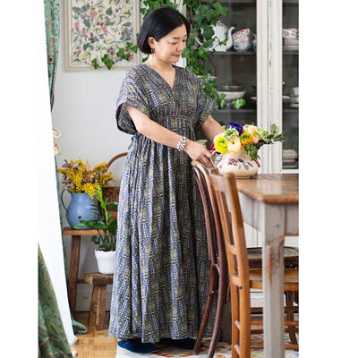 ★＜追加販売＞ミモレ別注・カレンソロジーリバティタックワンピース