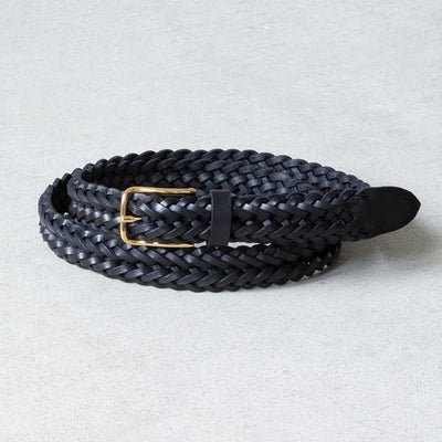 ★【ミモレ別注】マヌエラの牛革メッシュベルト〈ゴールド〉【期間限定】