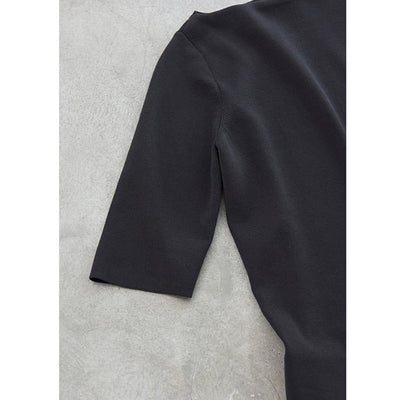 ★mi-mollet × Demi-Luxe BEAMS　シンプルボートネックニット.M【期間限定】