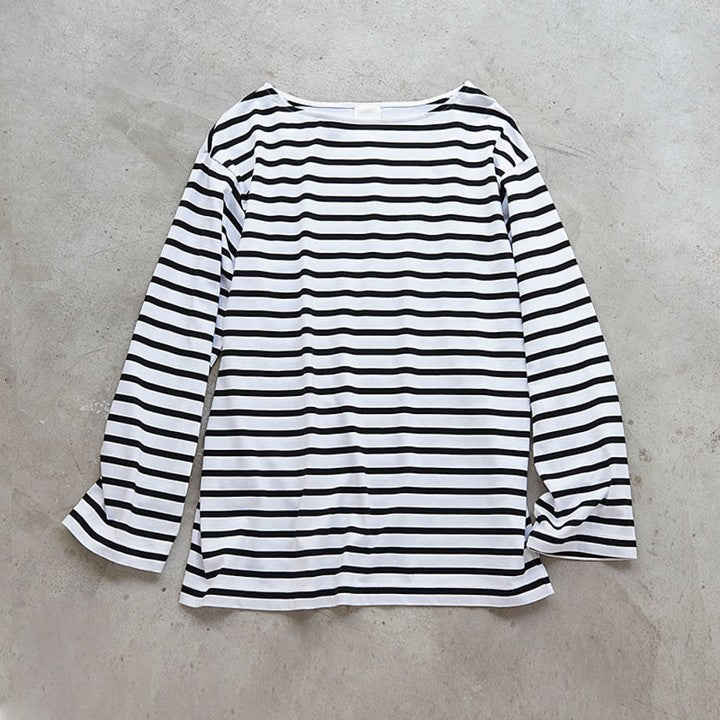 ★〈追加販売〉ミモレ別注 ラスパイユ ボーダーカットソー【数量限定】