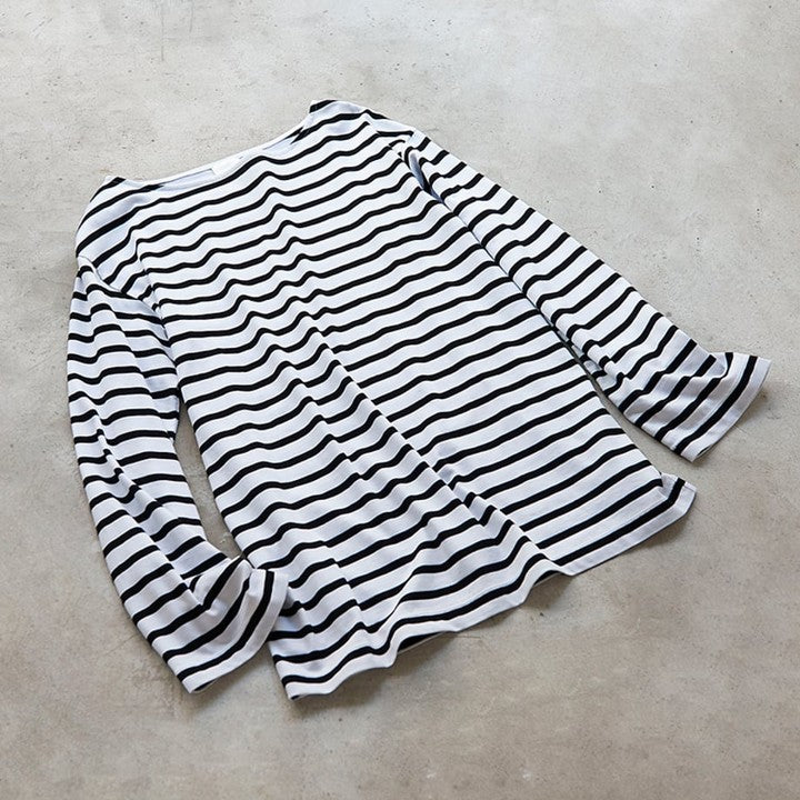 ★〈追加販売〉ミモレ別注 ラスパイユ ボーダーカットソー【数量限定】