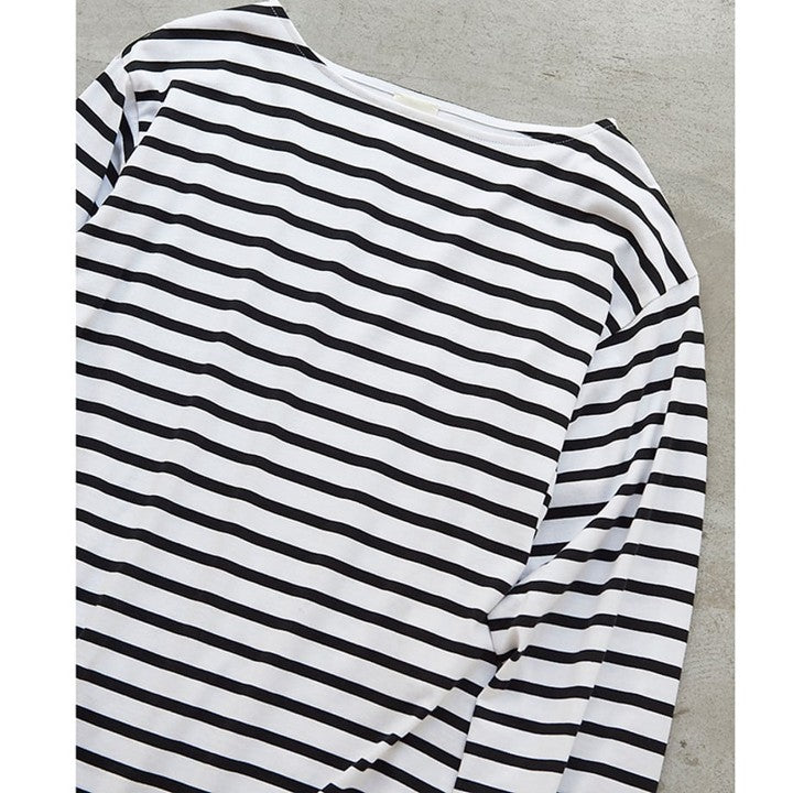 ★〈追加販売〉ミモレ別注 ラスパイユ ボーダーカットソー【数量限定】