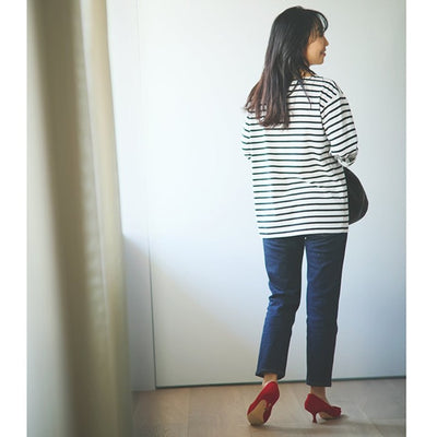 ★〈追加販売〉ミモレ別注 ラスパイユ ボーダーカットソー【数量限定】