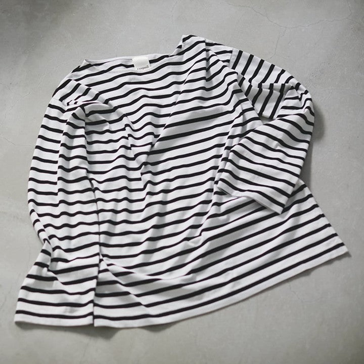 ★〈追加販売〉ミモレ別注 ラスパイユ ボーダーカットソー【数量限定】