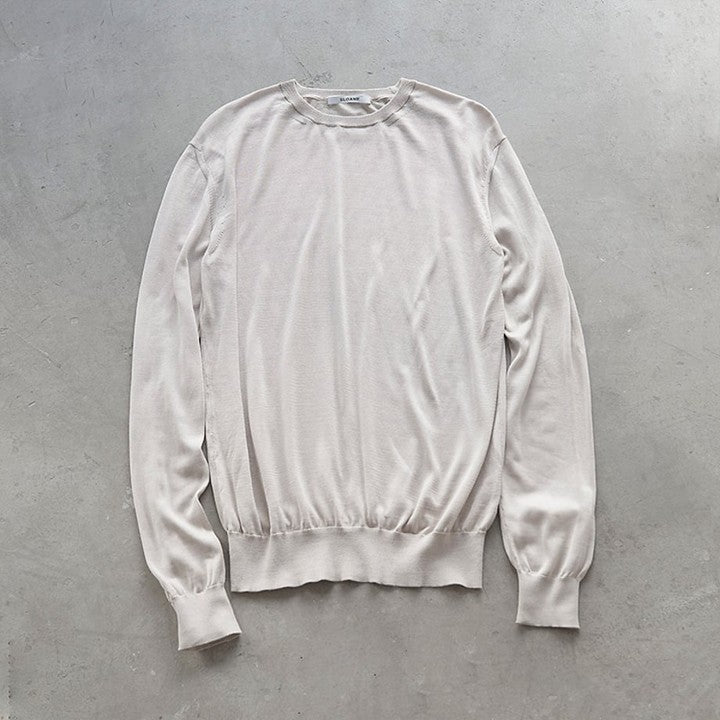 ★＜追加販売＞ミモレ別注・スローン シルクニット【数量限定】