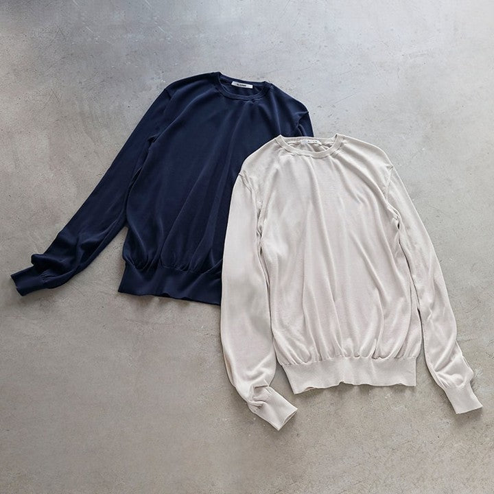 ★＜追加販売＞ミモレ別注・スローン シルクニット【数量限定】