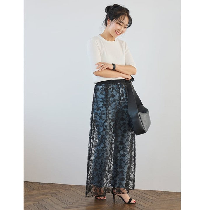 ★【ミモレ別注】スローンリブTシャツ＜ホワイト＞