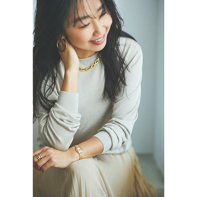 ★＜追加販売＞ミモレ別注・スローン シルクニット【数量限定】