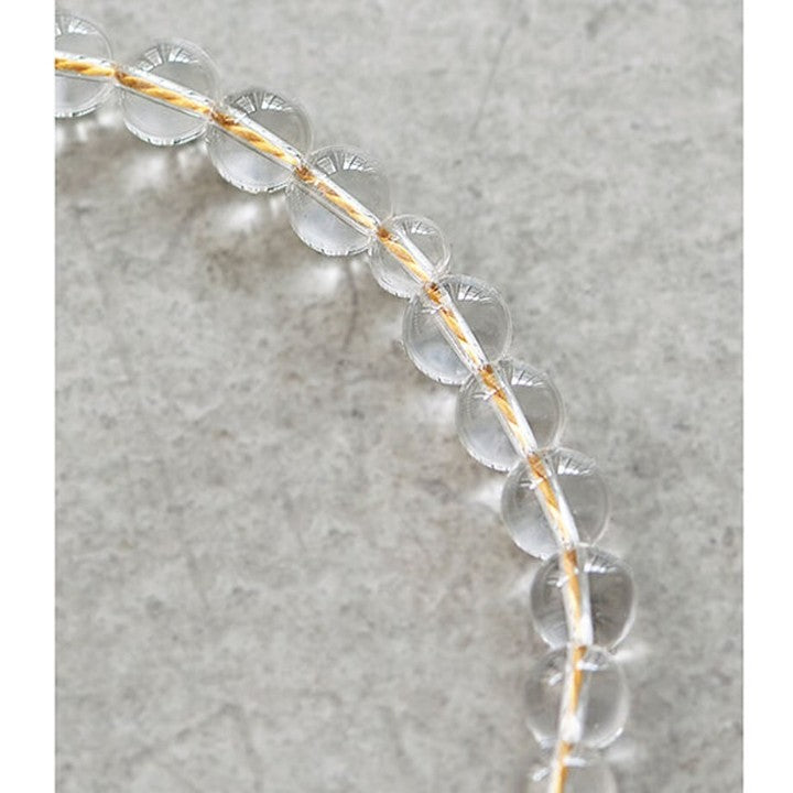 ★shuo【３点セット】クリスタル数珠・数珠袋・袱紗