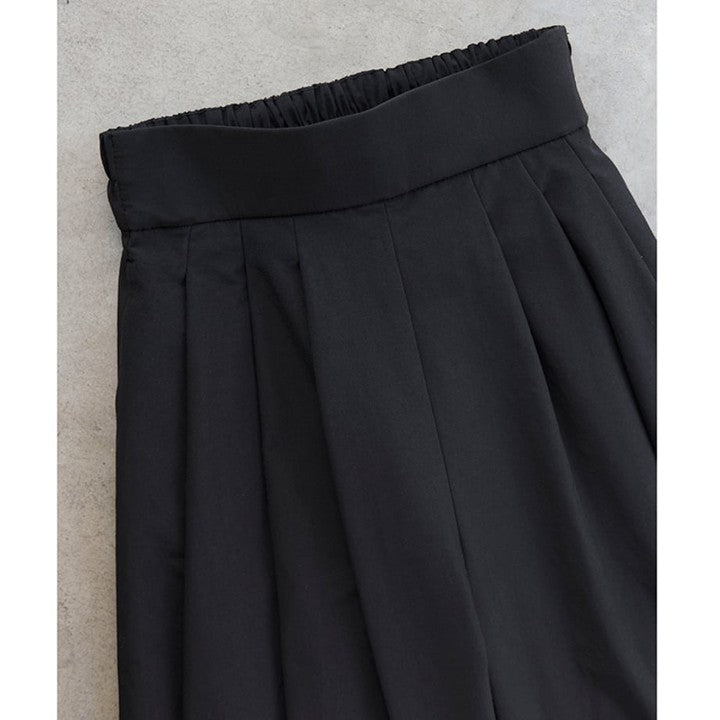 ★＜追加販売・第２弾＞ミモレ別注・マルモア ギャザーキュロットパンツ【数量限定】