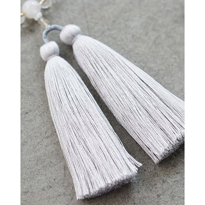 ★shuo【３点セット】クリスタル数珠・数珠袋・袱紗