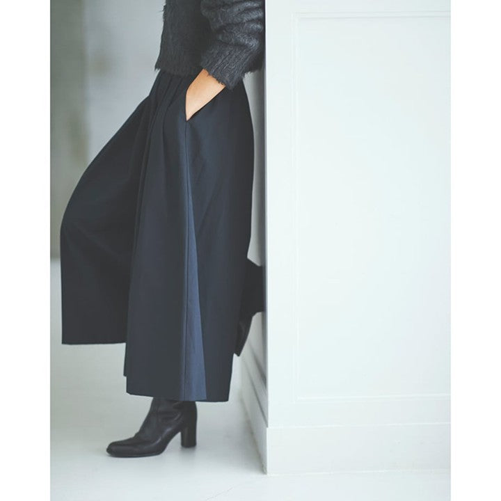 ★＜追加販売・第２弾＞ミモレ別注・マルモア ギャザーキュロットパンツ【数量限定】