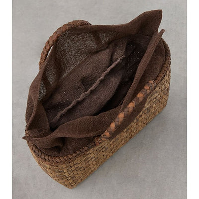 加根古工房のくるみのかごバッグ