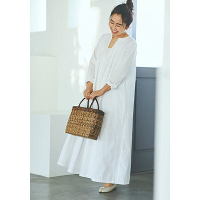 加根古工房のくるみのかごバッグ