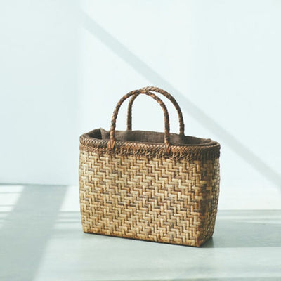 加根古工房のくるみのかごバッグ