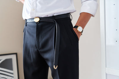 【レザーのカシミヤ】最強ディアスキンレザーベルト 〜MADE in ITALY〜
