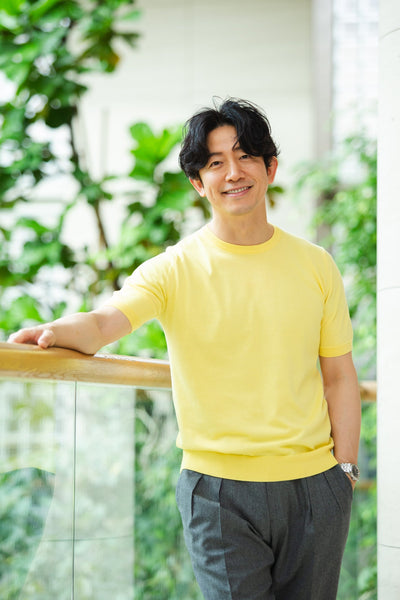 【匠シリーズ】頂上サマーニット　クルーネック