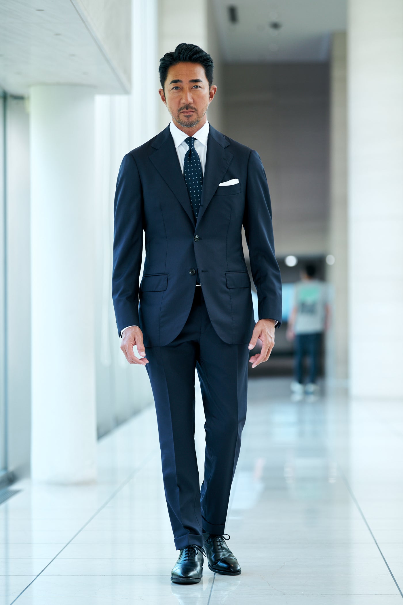 【日本の匠シリーズ】頂上スーツ ネイビー【限定100着】