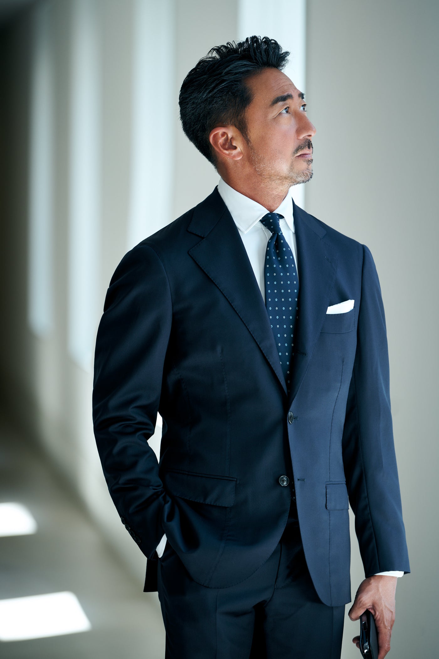 【日本の匠シリーズ】頂上スーツ ネイビー【限定100着】