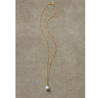 ミモレ別注・ボン マジック白蝶バロックパール一粒ネックレス