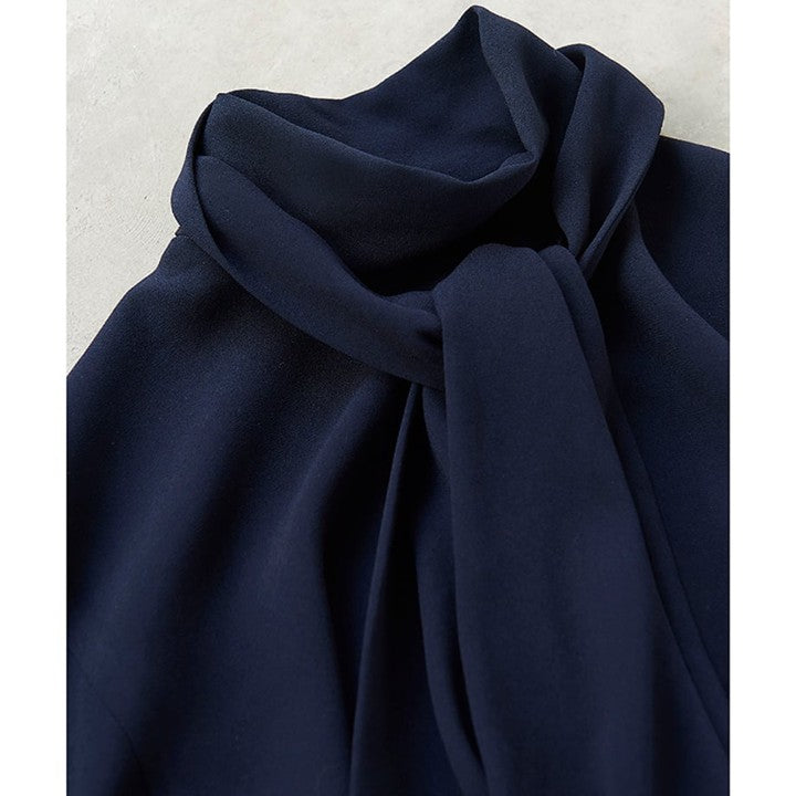 ★追加販売【ミモレ別注】ウィム ガゼット バックサテンボウタイブラウス