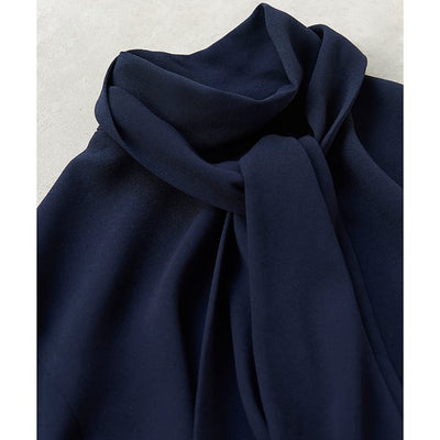 ★追加販売【ミモレ別注】ウィム ガゼット バックサテンボウタイブラウス