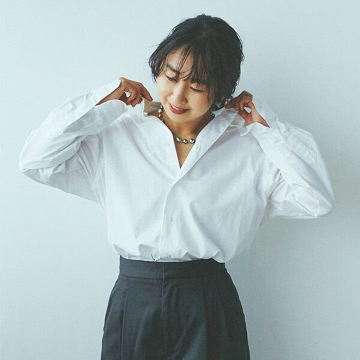 ボン マジック　ミモレ別注・黒蝶バロックパール一連ネックレス