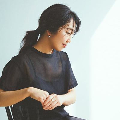 ボン マジック　黒蝶バロックパールピアス９mm