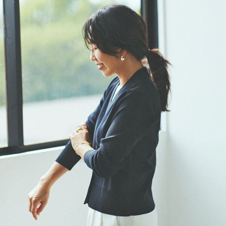 ★ボン マジック　白蝶バロックパールピアス13mm【数量限定】