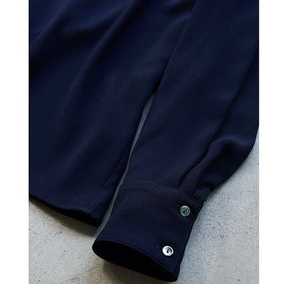 ★追加販売【ミモレ別注】ウィム ガゼット バックサテンボウタイブラウス