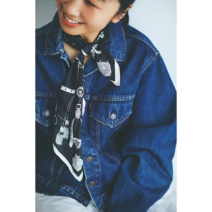 ★ミモレ別注・マニプリのモノトーンスカーフ【期間限定】