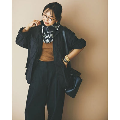 ★ミモレ別注・マニプリのモノトーンスカーフ【期間限定】