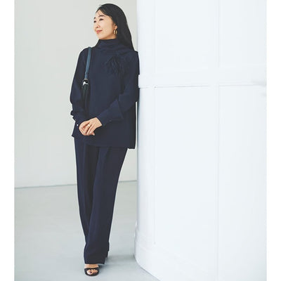 ★追加販売【ミモレ別注】ウィム ガゼット バックサテンボウタイブラウス