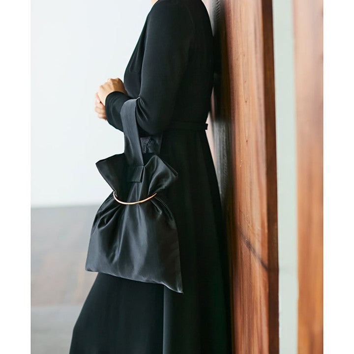 ★【ミモレ別注】ルレアッシュのサテンバッグ【期間限定】