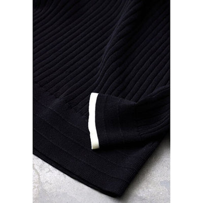 ★＜追加受注：1/31(火)12:00～＞ミモレ×スローン別注バイカラー七分袖ニット【期間限定】