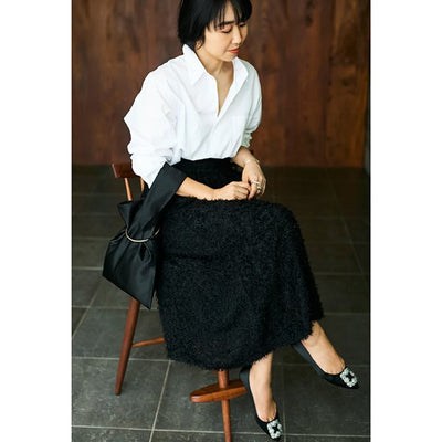 ★【ミモレ別注】ルレアッシュのサテンバッグ【期間限定】