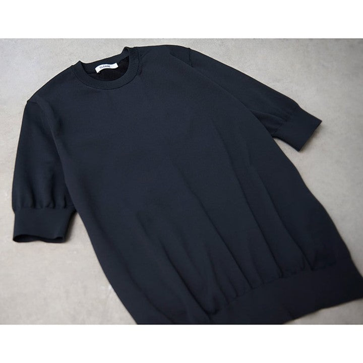 ★【ミモレ別注】スローン 半袖黒ニット【数量限定】