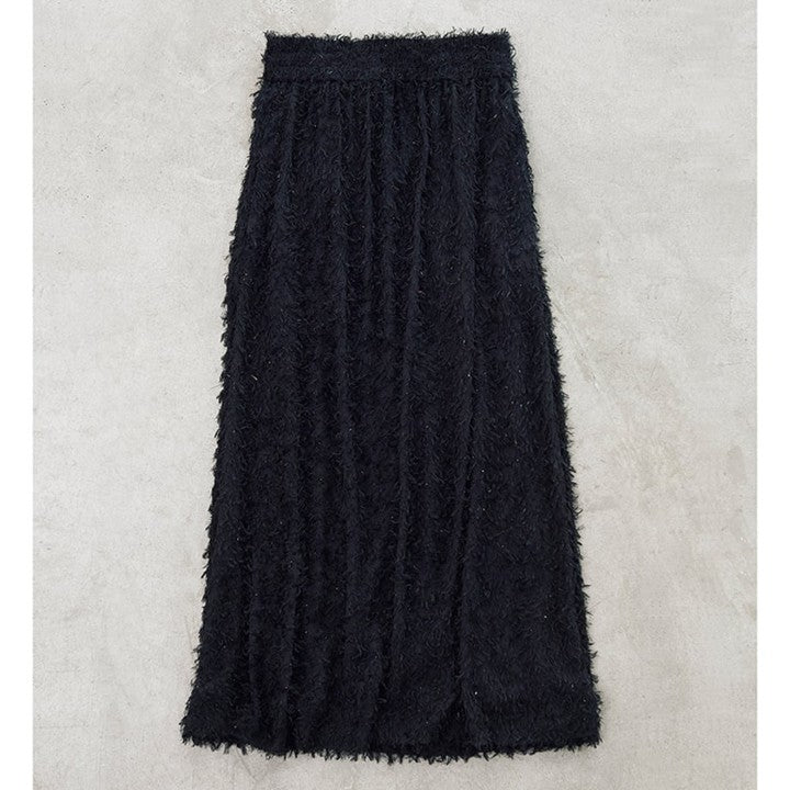 ★【追加受注】ミモレ別注NAVEのシャギースカート【数量限定】