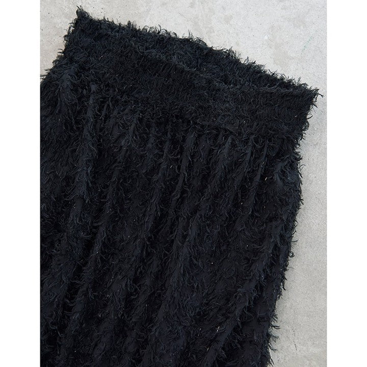 ★【追加受注】ミモレ別注NAVEのシャギースカート【数量限定】