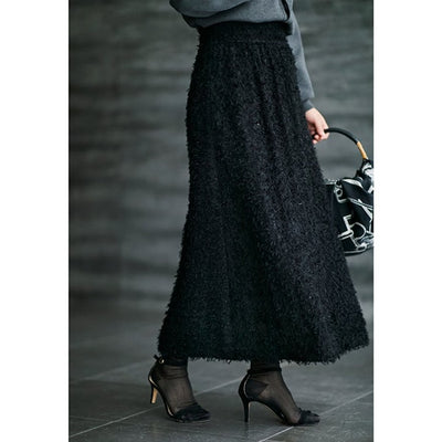 ★【追加受注】ミモレ別注NAVEのシャギースカート【数量限定】