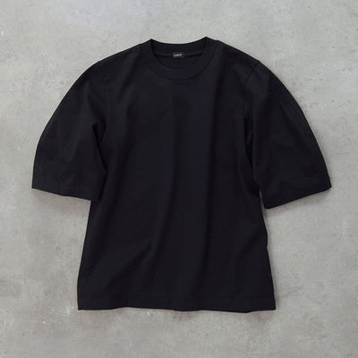 ★ロエフ クレセントスリーブTシャツ＜ブラック＞【数量限定】